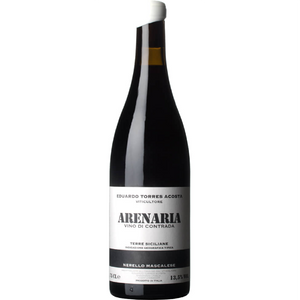 Arenaria DOC Terre Siciliane 2022 by Eduardo Torres Acosta – elegant Sicilian red wine with ripe red fruit, Mediterranean spice, and volcanic minerality