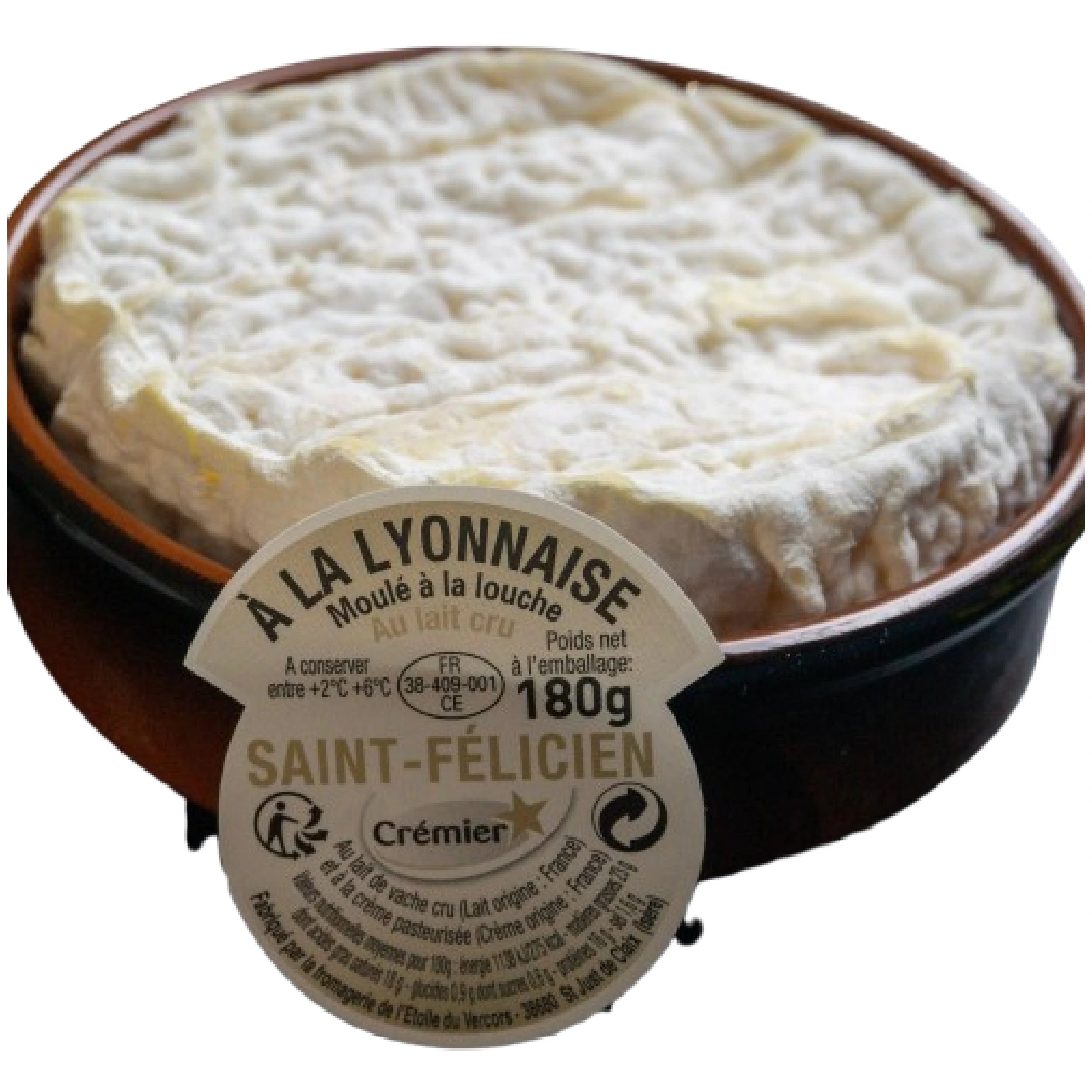 Saint-Félicien is a soft, creamy cow's milk cheese from the Rhône-Alpes region of France. Named after the village where it was first produced, this cheese has a bloomy, golden-beige rind and a rich, decadent texture.