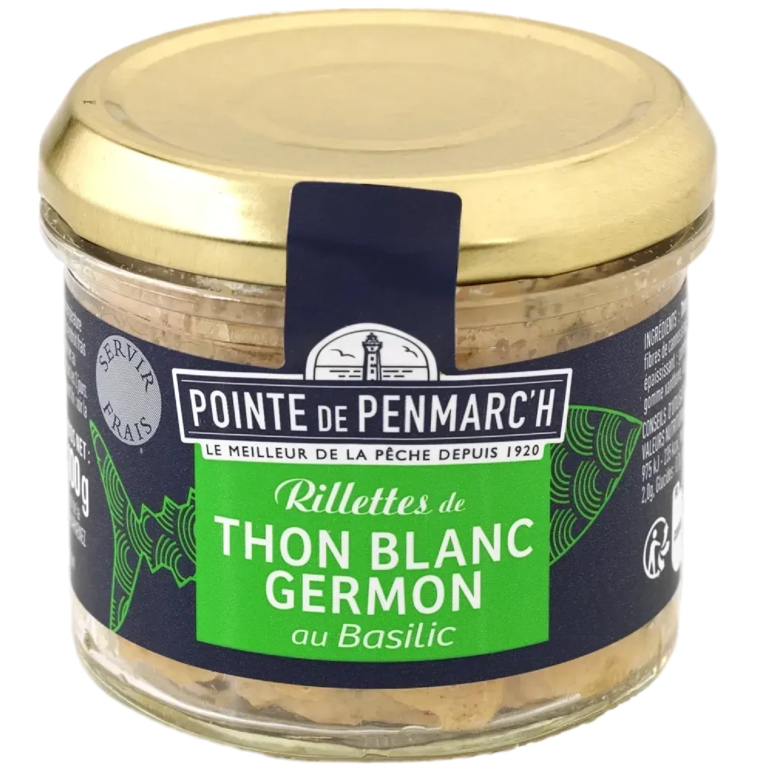 A touch of basil adds a touch of freshness to this recipe for white tuna rillettes! Tasty, they're perfect for entertaining.