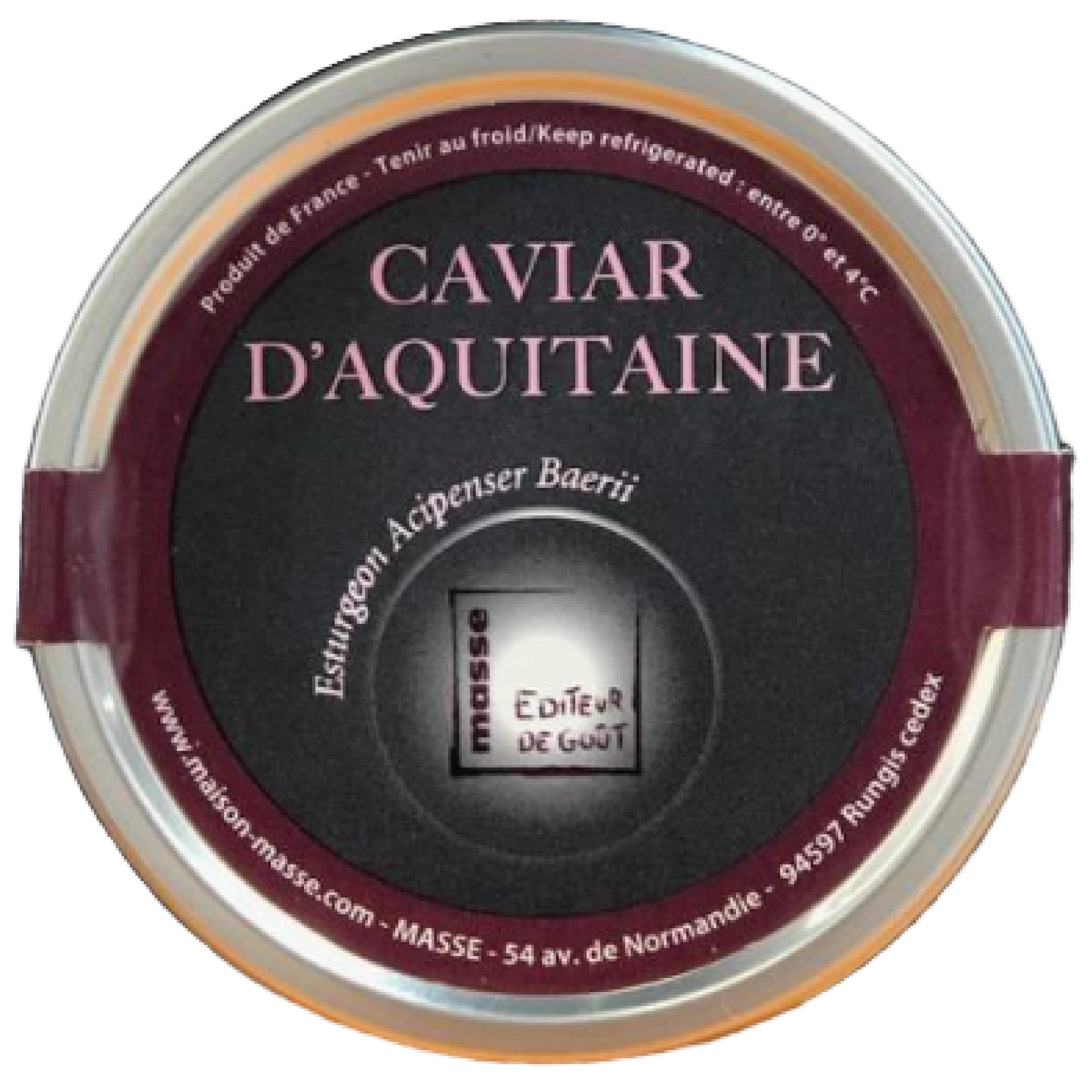 This amber, almost brown caviar has a silky texture and a long finish, with notes of almond when young and hazelnut when matured.