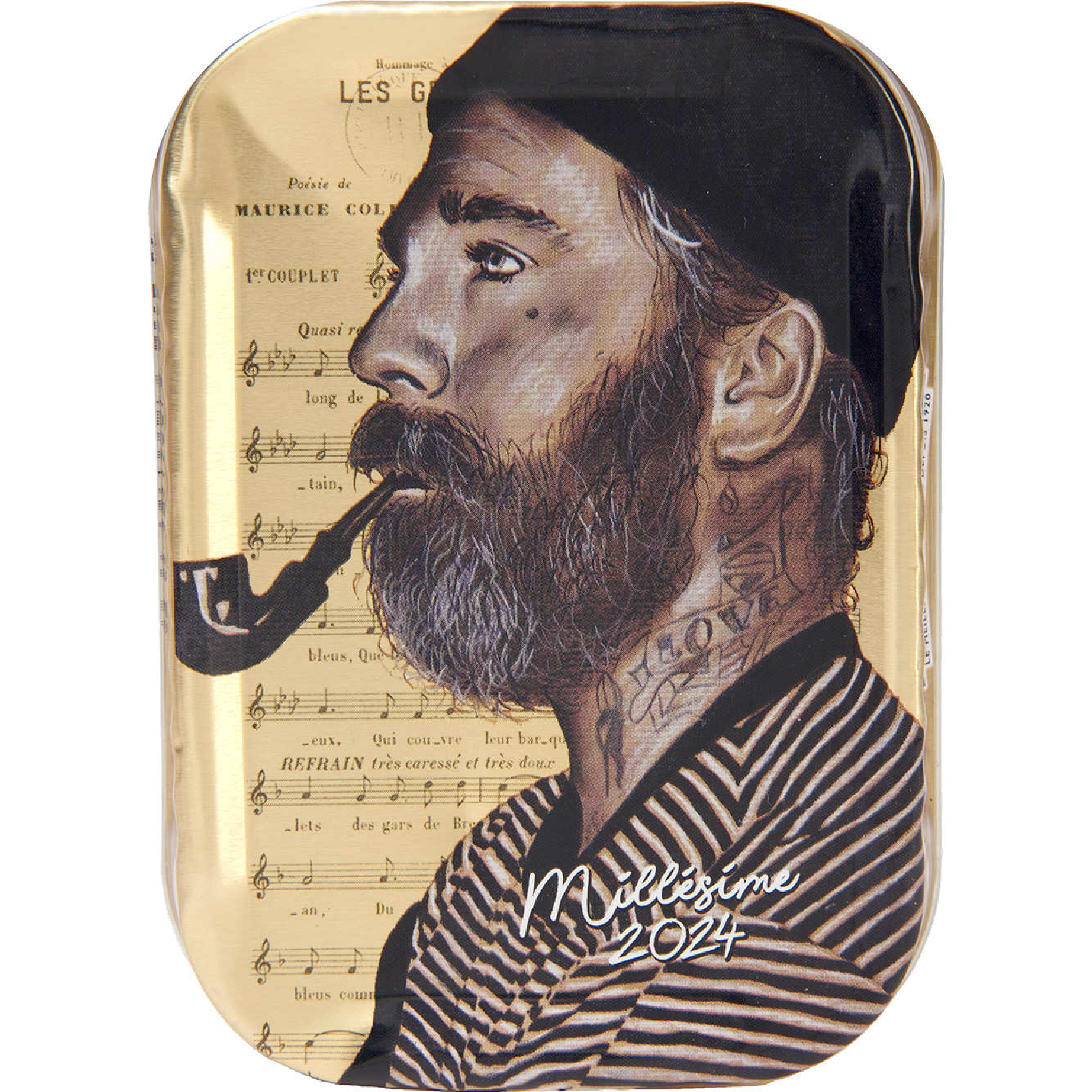 Vintage 2024 old-fashioned sardines by Flore & Betty – handmade in Brittany for rich flavor, tender texture, and authentic Breton tradition.