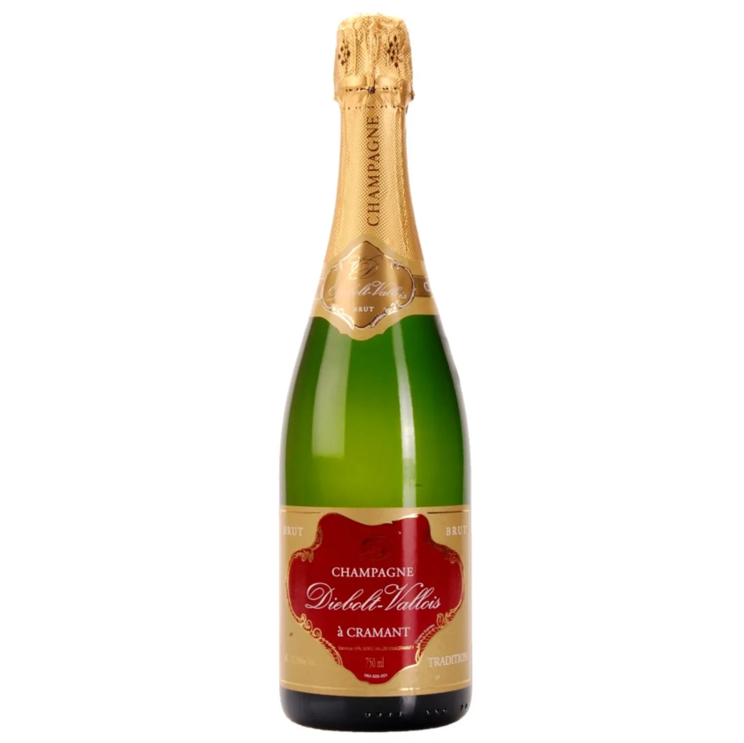 The Tradition from Champagne Diebolt-Vallois is a harmonious blend that showcases the finesse and elegance of the Côte des Blancs terroir. Composed of 50% Chardonnay, 25% Pinot Noir, and 25% Pinot Meunier, this Brut champagne represents the winery's dedication to crafting expressive and balanced wines.