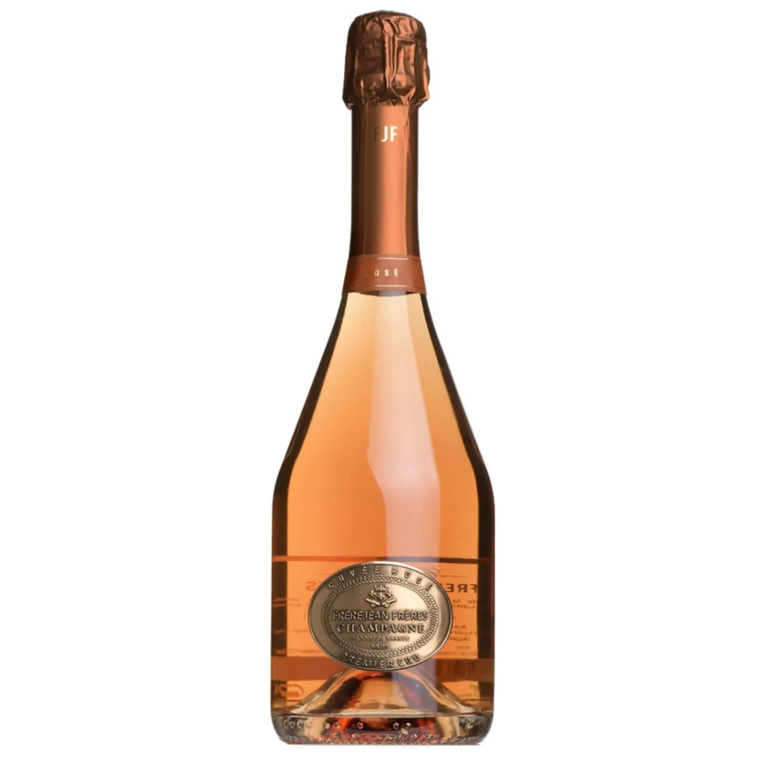The Rosé Premier Cru from Champagne Frerejean Frères is a gastronomic escapade in a bottle, crafted meticulously from a blend of 60% Chardonnay, 26% Pinot Noir, and 14% Pinot Noir vinified as red wine. Originating from Premier and Grand Cru vineyards in the Côte des Blancs, this champagne stands as a testament to the winery's dedication to quality and excellence.