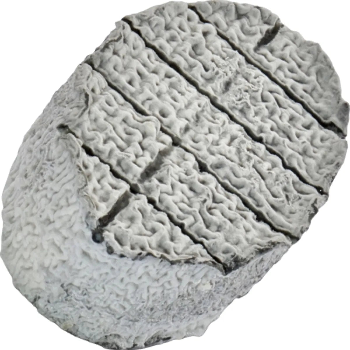 Rustic French ash-covered goat cheese with a natural rind and creamy texture, aged for depth and complexity