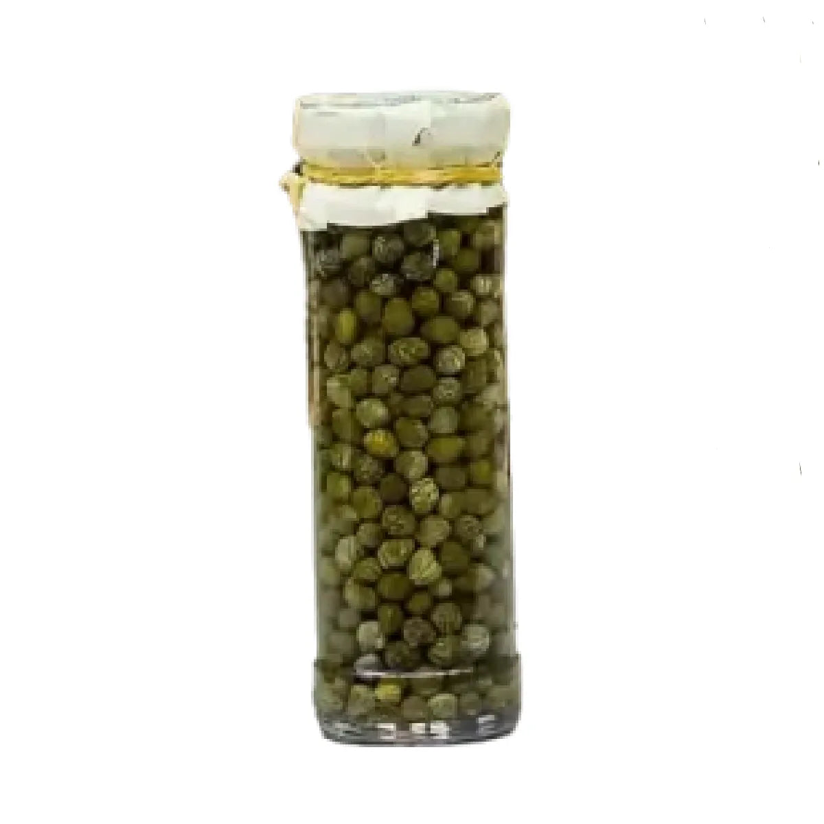 Small capers in vinegar, perfect for appetizers and smoked salmon.