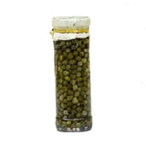 Small capers in vinegar, perfect for appetizers and smoked salmon.