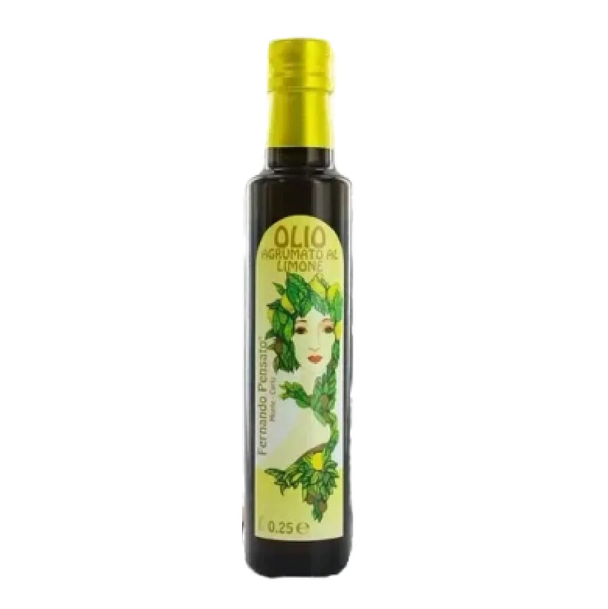 Extra virgin olive oil with lemon, perfect for salads and fish.