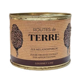 Pieces of black truffle Tuber melanosporum, Route de Terre, ideal for omelettes and poultry