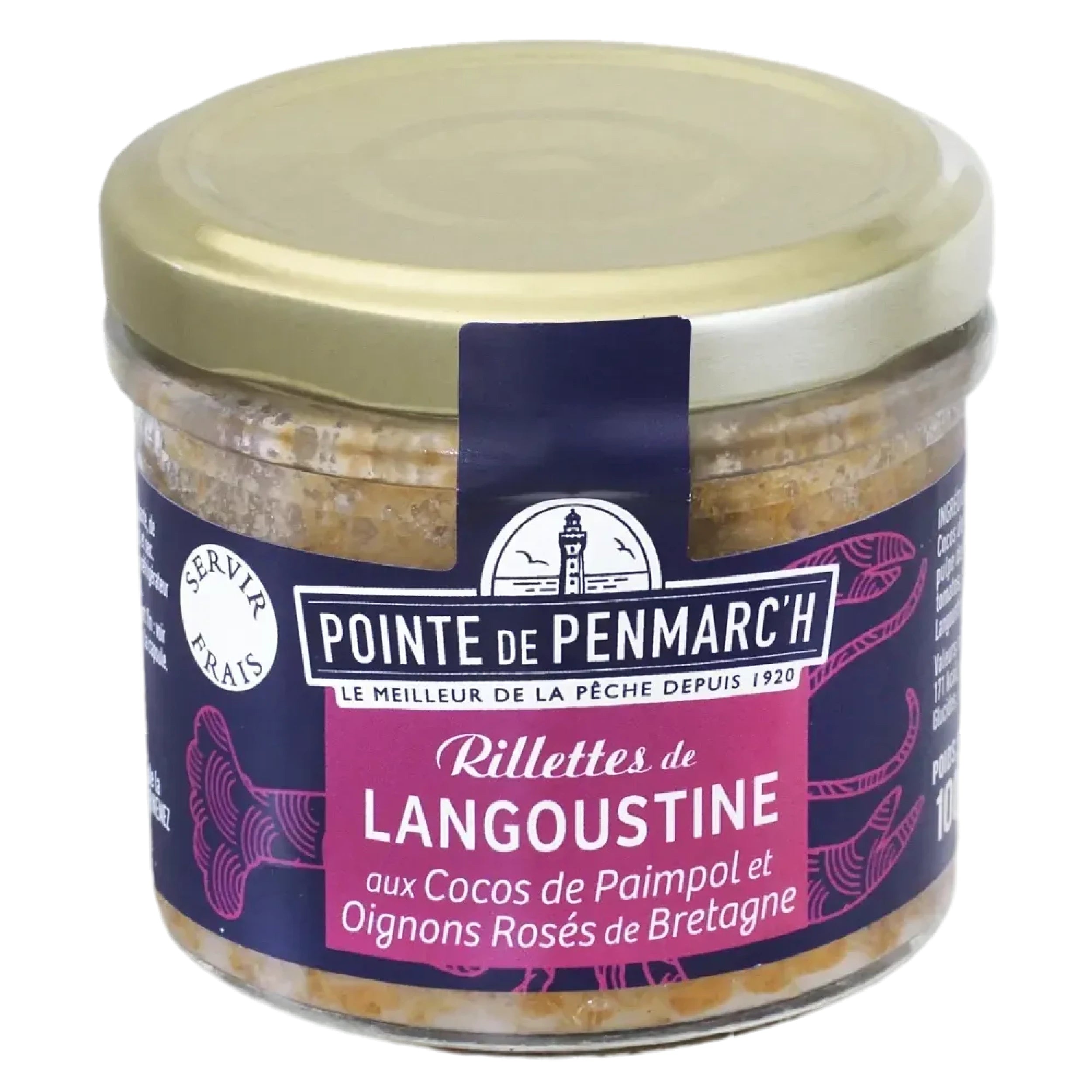 With langoustine tails, Paimpol coconuts and pink onions from Brittany, this terrine of canned langoustine is a taste of Brittany. Add to that, of course, a touch of crème fraîche and a sprinkling of Guérande salt!
