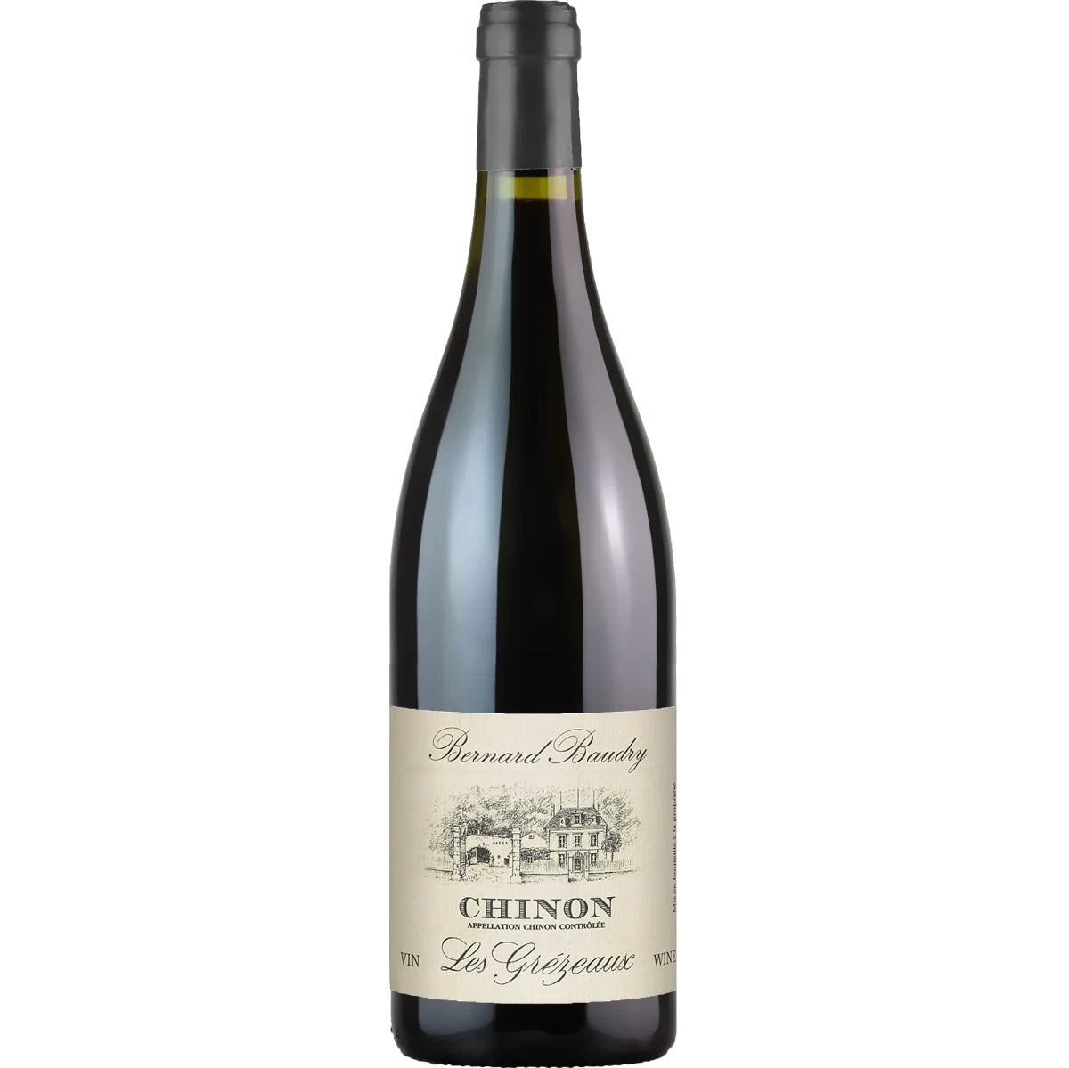 The Baudry family cultivates their vines in various soil types, including clay, yellow and white limestone, sand, and gravel. The "Les Grézeaux" cuvée comes from the oldest vines, planted in gravelly alluvial soil near the Vienne Rive.