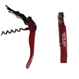 The Baron Max Wines corkscrew, with its patented double lever, makes uncorking easy and safe. Ergonomic design, integrated corkscrew cutter, robust and elegant.