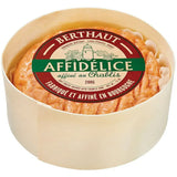 Affidélice Affiné au Chablis by Berthaut, a washed-rind cow’s milk cheese from Burgundy, aged with Chablis wine for a rich, creamy texture and a bold, aromatic flavor. This gourmet French cheese offers a perfect balance of tangy and fruity notes, making it ideal for cheese lovers seeking unique taste experiences. Perfect for a cheese platter, pairing with white wine or rustic bread. Available online and in stores.