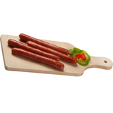 Kirn Production beef merguez sausages in natural casings, 20-pack (1.2 kg), authentic spicy beef sausages ideal for grilling and barbecues.