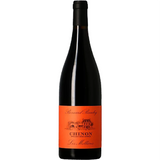Bottle of Chinon “Les Mollières” by Bernard Baudry – vibrant Loire red wine, 100% Cabernet Franc, with fresh red fruit, violet, and elegant minerality.