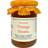 Jar of Bitter Orange Marmalade Domaine de Baudry 370g, authentic French orange preserve with zesty citrus flavor and smooth texture.