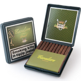 Pack of 20 Cavaliere Mint cigarillos, compact cigars with refreshing mint flavor and elegant packaging presentation.