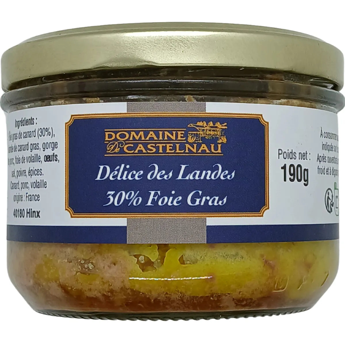 A delicious medallion from southwest France, combining tender meat with 30% foie gras for a refined gourmet experience. Perfect as a festive starter or for an indulgent treat any time of year.