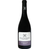 Bouteille de Brouilly 'Saburin' du Domaine Fond Moiroux, vin rouge de Gamay aux arômes de fruits rouges et au caractère fin et élégant.