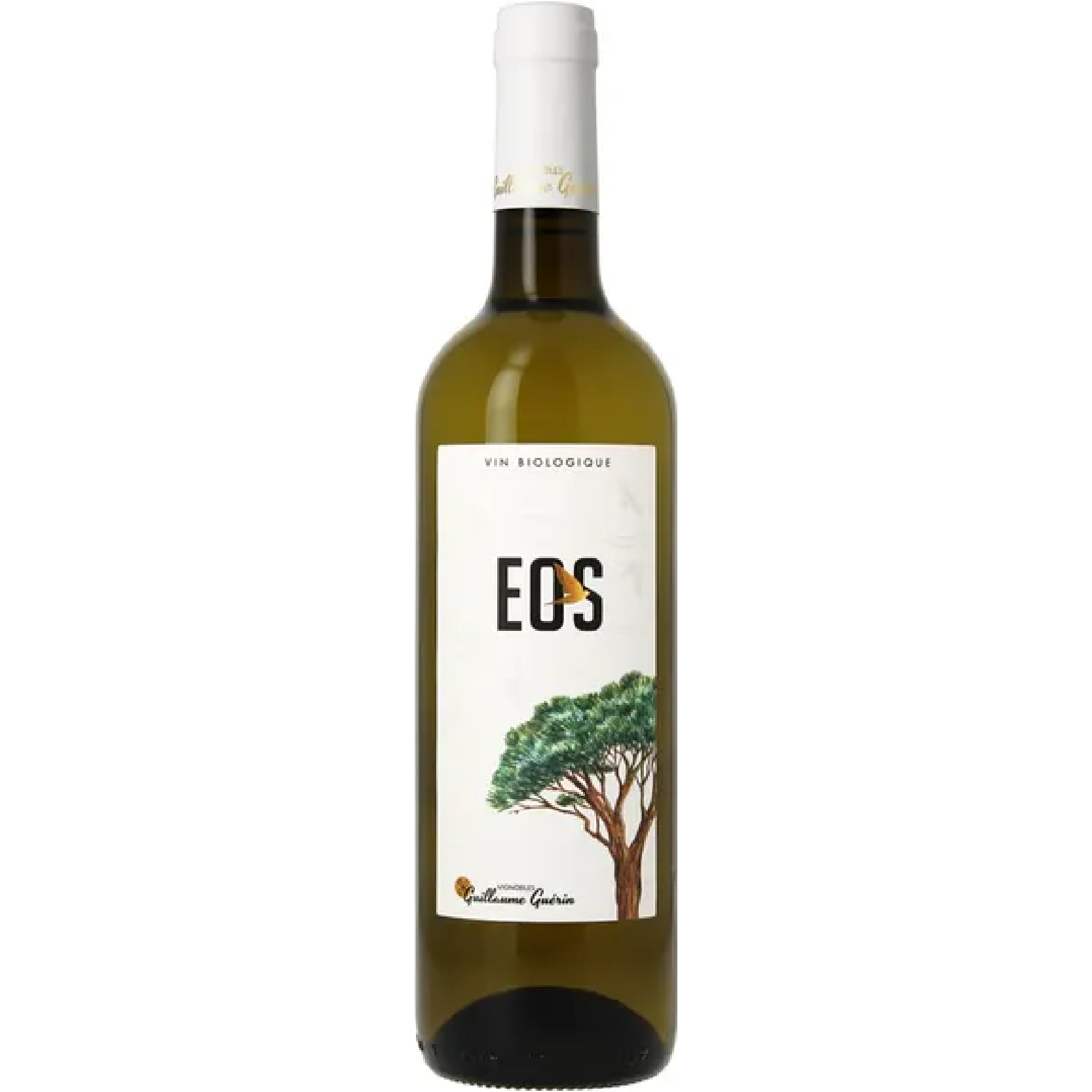 EOS Blanc – AOC Blaye Côtes de Bordeaux, fresh and aromatic, with citrus and white peach notes. Perfect with seafood, salads, or light appetizers.