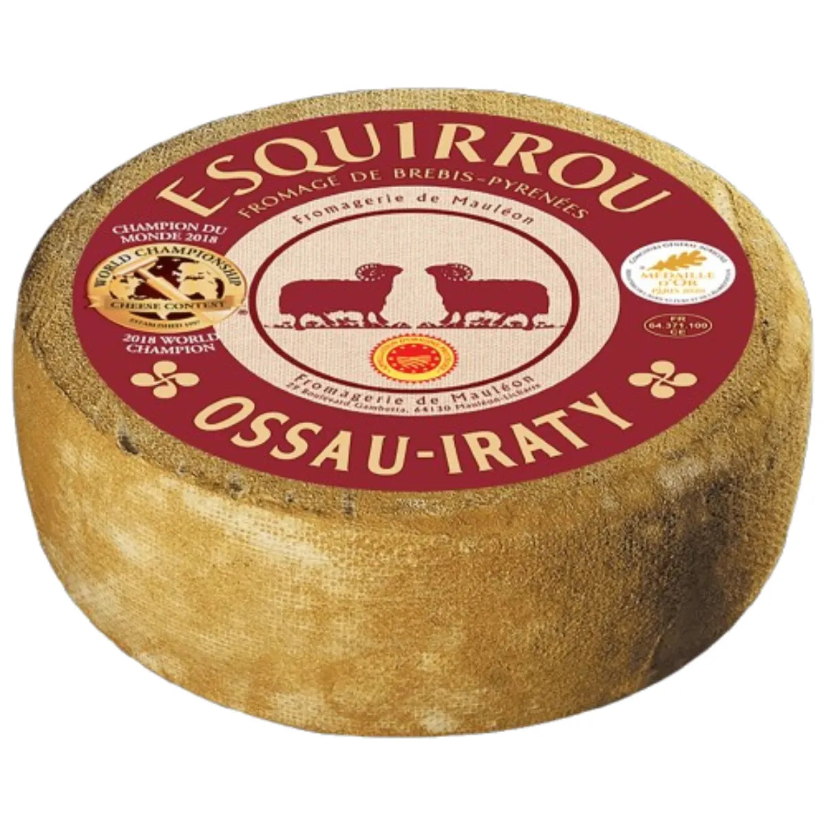 Esquirrou Ossau-Iraty, Fromage AOP Pays Basque, Fromage au lait de brebis, Fromage basque, Fromage artisanal, Fromage de caractère, Fromage pour raclette, Fromage terroir français, Acheter fromage en ligne, Fromage gourmet