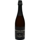 Extra Brut Cider by Cidrerie du Pays d’Auray, artisanal Breton cider with crisp apple aromas, fine natural bubbles, mineral freshness, and elegant character.