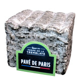 Artisan soft cheese, creamy and flavorful, with mineral and fruity notes, aged for three months. Its ash-covered rind and marbled heart make it an aesthetic choice, perfect with champagne, cider, or Chinon white wine for your appetizer platters.