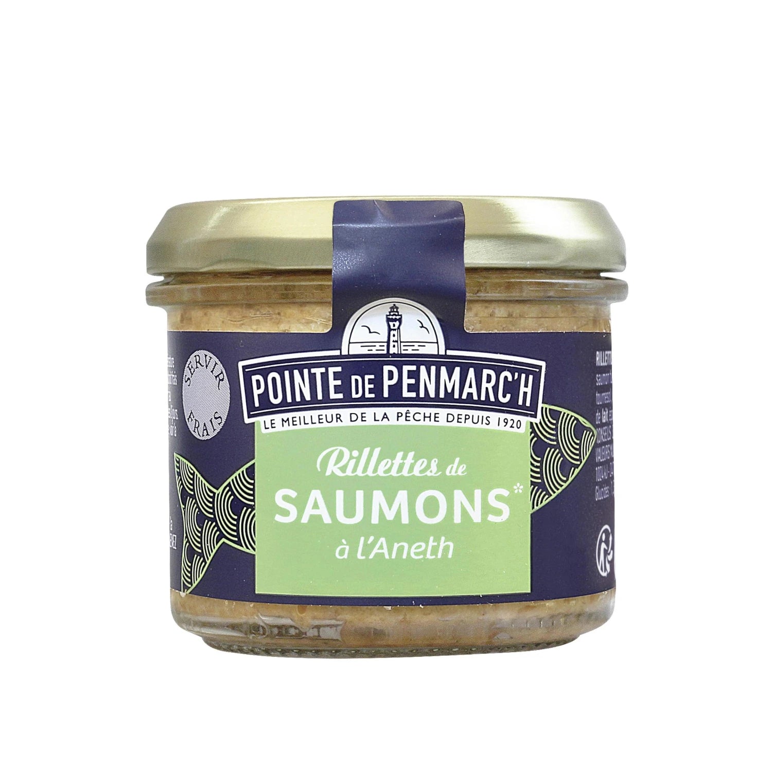 Salmon Rillettes with Dill - Pointe de Penmarc'h, 100g.