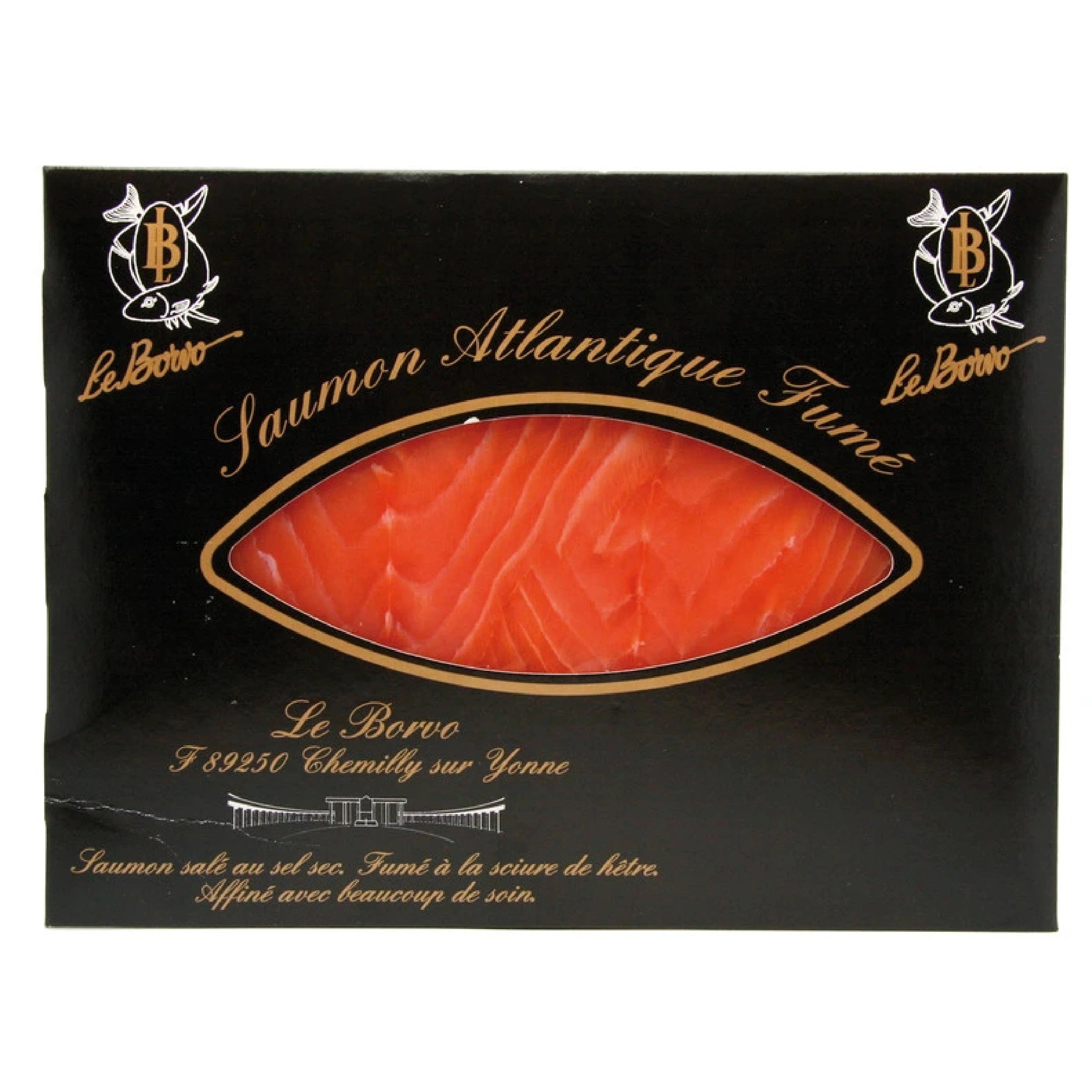 Norwegian smoked salmon fillet, with a melt-in-your-mouth texture and subtle flavor, perfect for enjoying with capers.