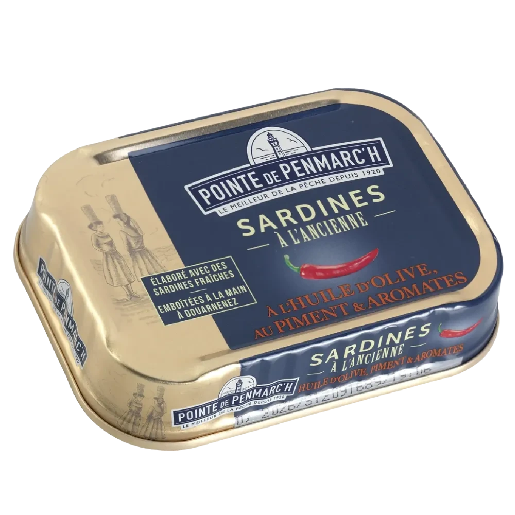 For those with a spicier taste, these old-fashioned sardines, preserved in olive oil, are hand-packed in tins with ‘just the right amount’ of carefully selected small pieces of sweet chilli pepper.
