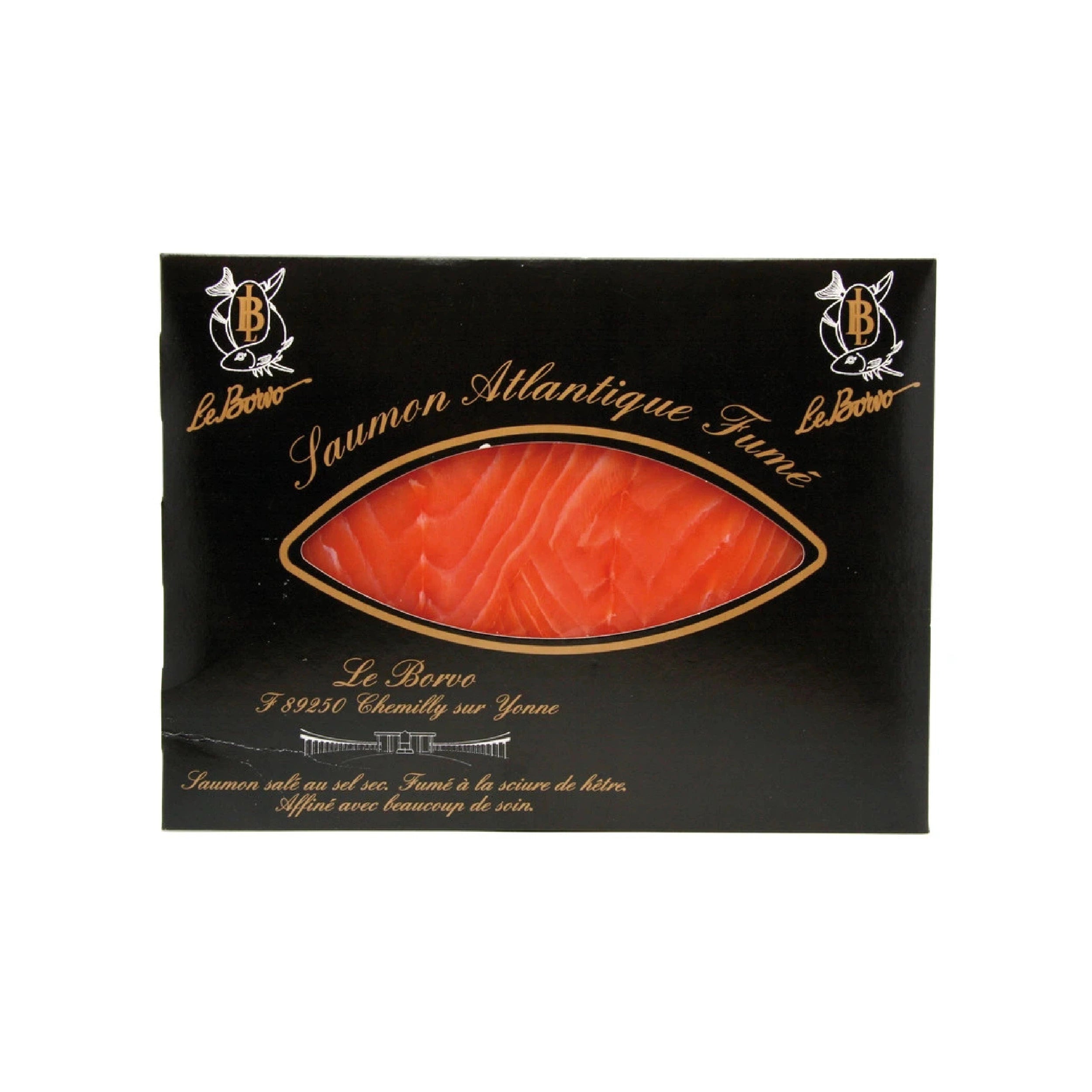 Norwegian smoked salmon fillet, with a melt-in-your-mouth texture and subtle flavor, perfect for enjoying with capers.