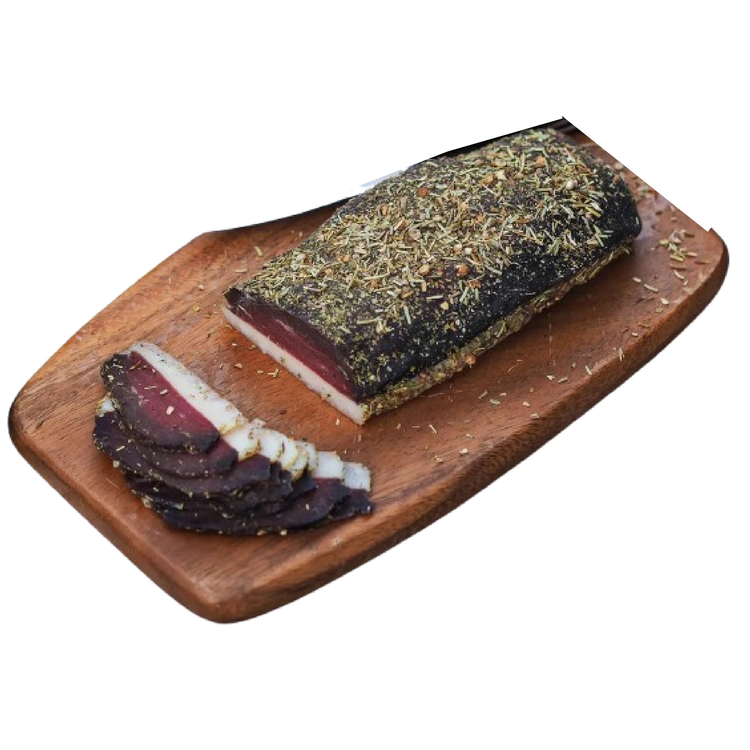 Smoked and Dried Duck Breast from Périgord, 400g, tender texture, delicate, smoky flavour. Enjoy as is or pan-fried, ideal with a salad.