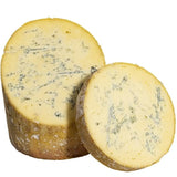 Creamy and mild blue cheese Fourme de Montbrison AOP, rich in earthy and nutty flavors. Ideal for cheese boards and pairs beautifully with red wines or sparkling crémants.