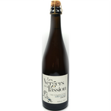 Brut Cotentin AOP cider by Les Vergers de la Passion, traditional Normandy cider with golden color, fresh apple aromas, and natural effervescence.