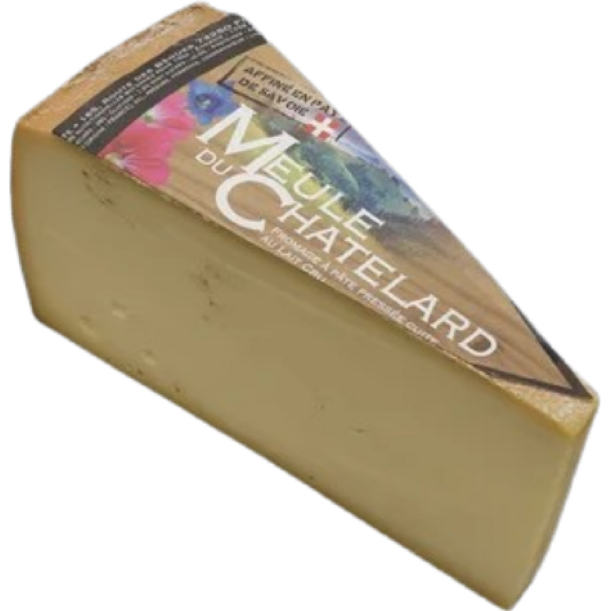 Meule de Châtelard raw-milk cheese by Tournette, traditional French cheese with a firm texture, rich buttery flavors, and toasted hazelnut notes.