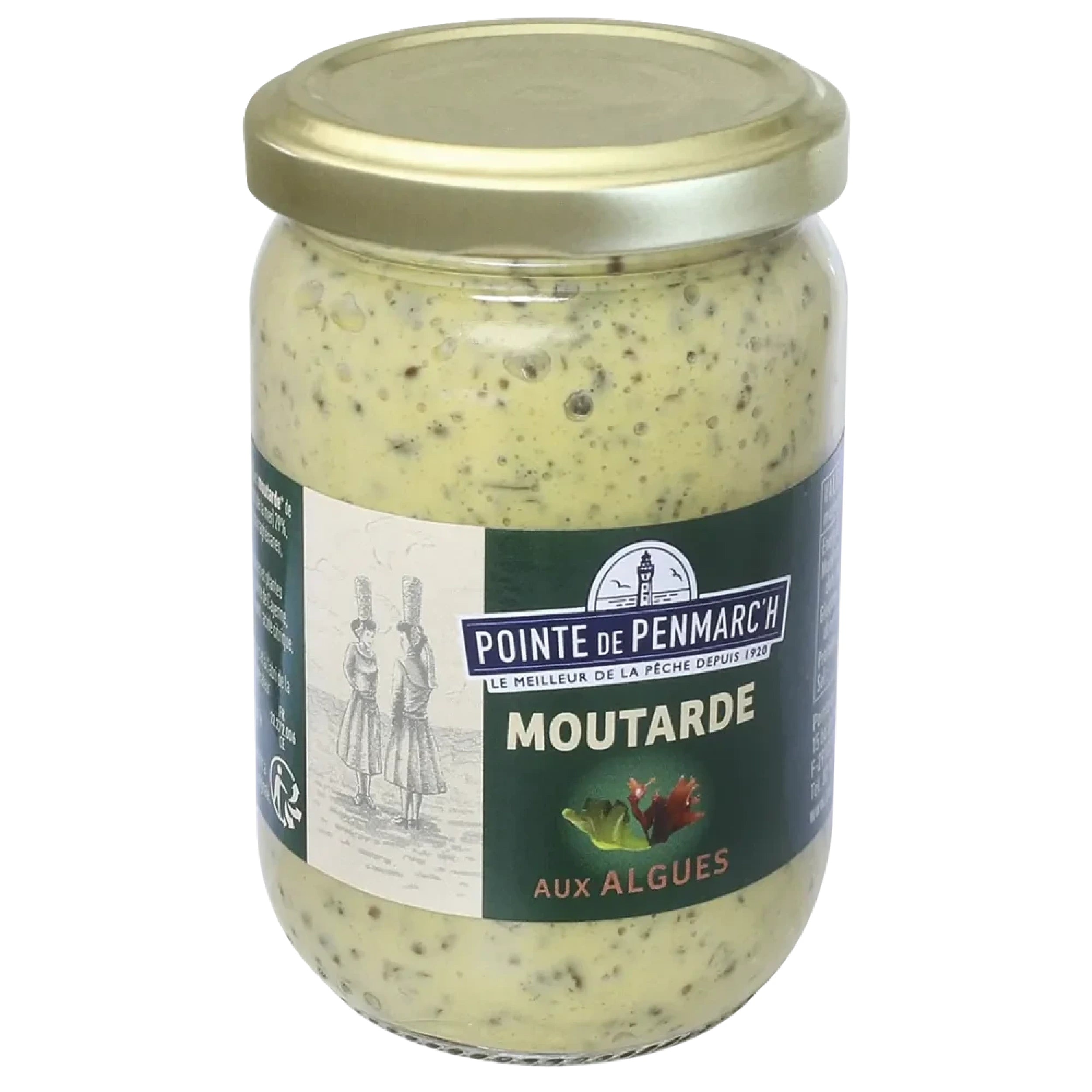 Add a touch of spice to your dishes and sauces with our seaweed mustard. Discover this original combination of smooth-textured mustard and seaweed harvested in Brittany.