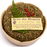 Petit Brin du Maquis A Filletta 300g, Corsican soft cheese with creamy texture, infused with wild herbs and floral notes from the maquis.