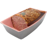Rabbit Terrine in Stoneware Jean Brient, traditional French rabbit terrine in rustic ceramic dish with rich texture and gourmet flavor.