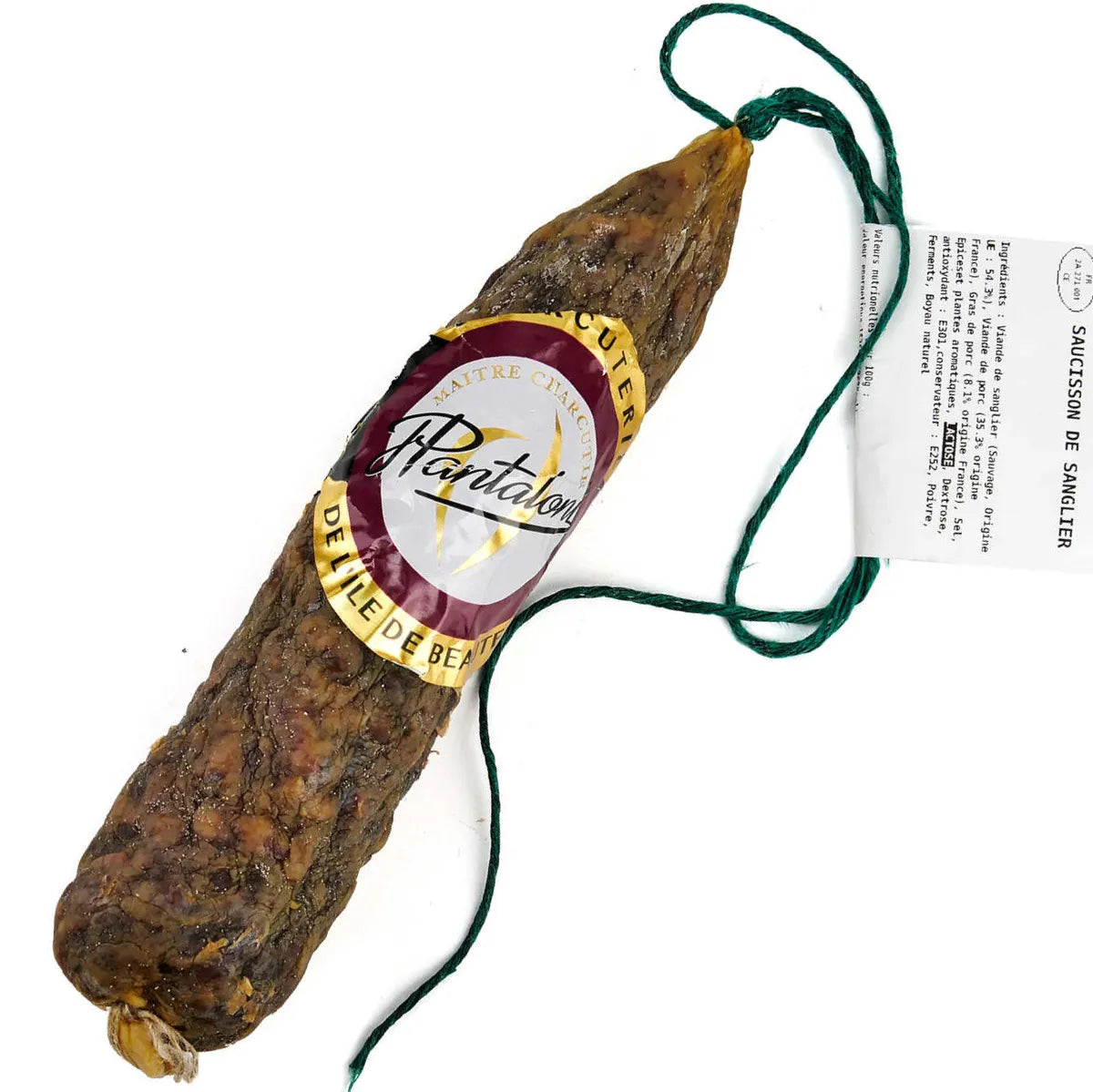 Discover the bold, rustic flavors of Corsica with Buisson’s Wild Boar Saucisson 260g. Made from free-range wild boar, this artisanal dry-cured sausage offers a firm texture and rich, gamey taste — perfect for charcuterie boards and gourmet snacking.