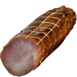 Smoked Tuna Loin half cut per kg, premium smoked tuna with tender texture and rich flavor, ideal for tapas, salads, and gourmet cuisine.