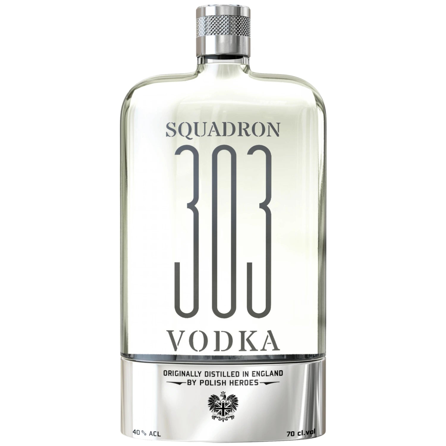 Squadron 303 vodka, with its notes of potato, almond, and brioche, pairs particularly well with dishes featuring potatoes, dairy products, and dried or candied fruits. Traditional Russian blinis are an excellent choice to enhance the character of this distinctive vodka.