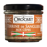Wild Boar Terrine with Porcini Mushrooms - Orocbat 90g.