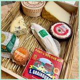 Exquisite French Cheese Platter
Indulge in a curated selection of the finest French cheeses, expertly crafted from goat, cow, and sheep milk. This refined platter combines a variety of textures and flavors — from the soft, herb-infused Bouyguette to the bold and creamy Époisses. Whether you're savoring the smooth, tangy Valençay or the rich, nutty Ossau-Iraty, each cheese offers a distinct taste experience. Perfect for gatherings, this platter is designed to delight your taste buds and impress your guests.