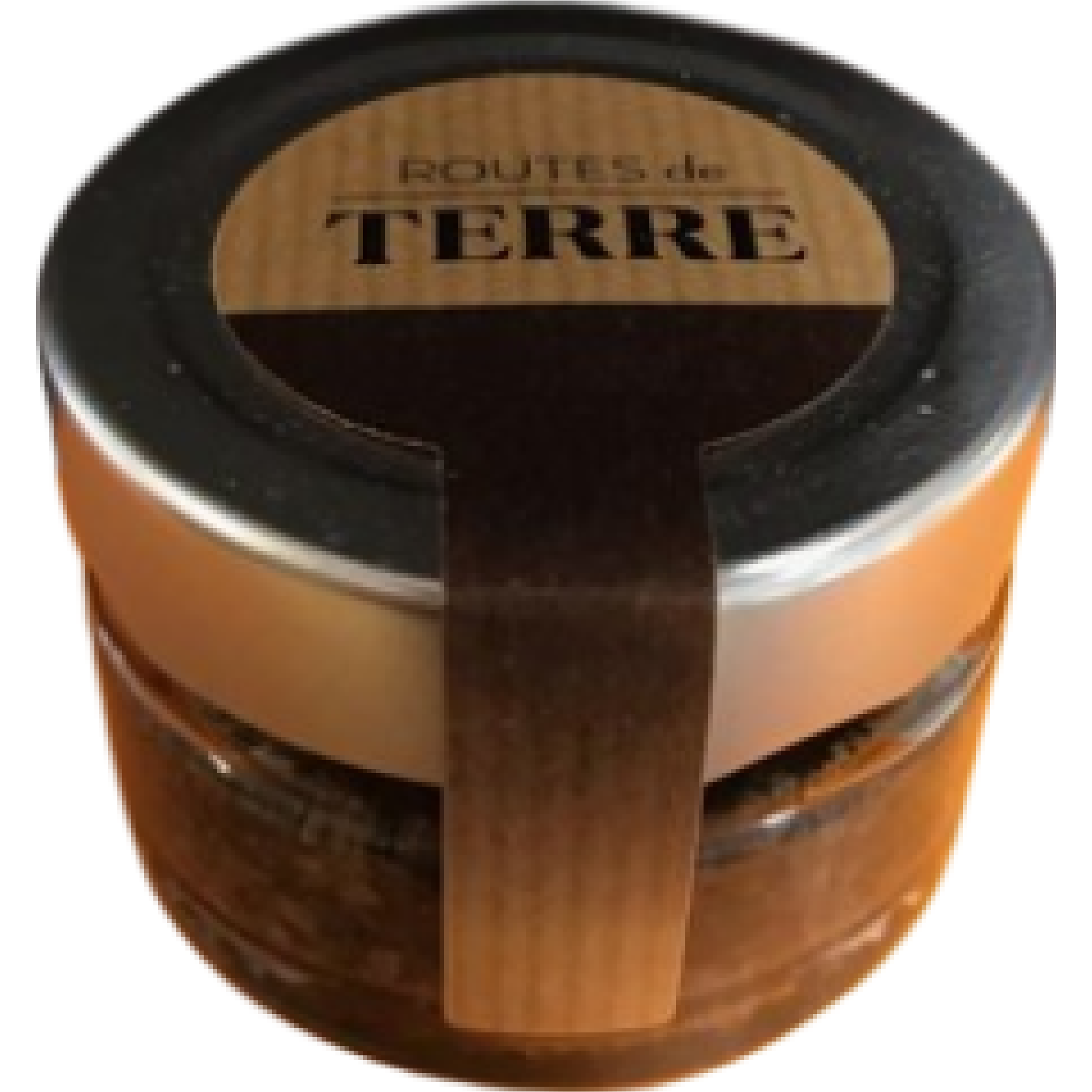 Melanosporum truffle shavings in 50g jar from Routes de Terre, fine black truffle slices for gourmet cooking.