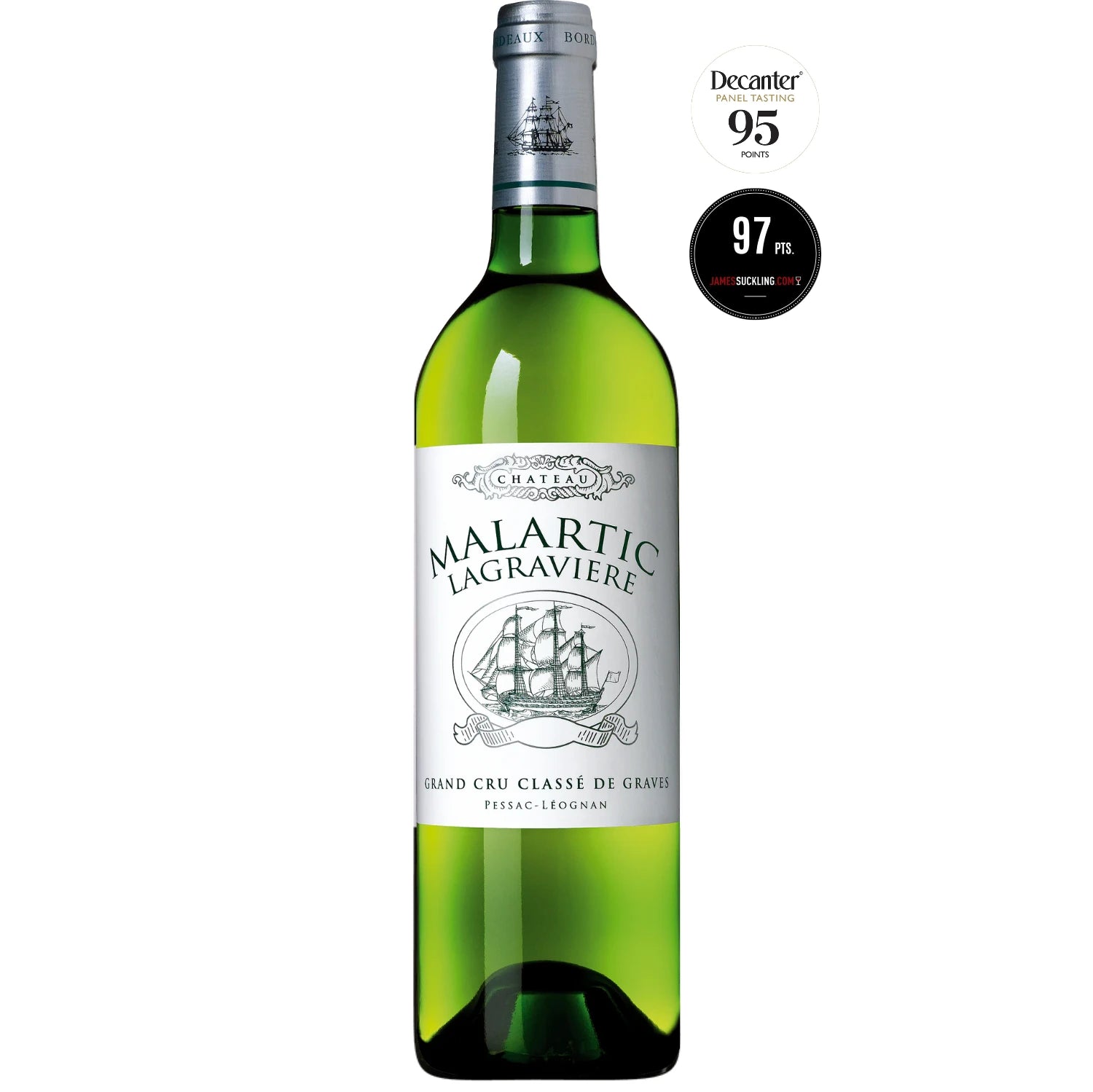 Château Malartic-Lagravière Blanc 2019 comes from 9 hectares planted with white grapes on dry gravel and clay soils over a subsoil of shell limestone. The vineyard is managed using sustainable agriculture practices and has been certified with High Environmental Value since 2015.