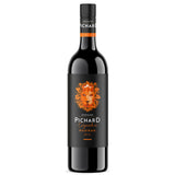 The "Signature" 2015 from Domaine Pichard is an exquisite Madiran wine presented in an elegant 0.75L bottle. The bottle features a sleek design with a deep punt and a high-quality cork closure, emphasizing the premium nature of the wine. The label is minimalist yet sophisticated, reflecting the wine's rich heritage and meticulous craftsmanship. Inside, this full-bodied and richly aromatic wine is crafted from a blend of Tannat and Cabernet Franc grapes.